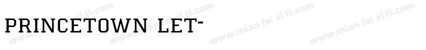 princetown let字体转换